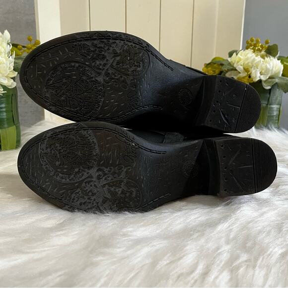 NEW Bull Boxer x Nordstrom Braided Boho Hippie Moto Wrapped Chunky Ankle Boots 6 - Picture 12 of 15